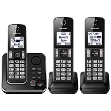 Panasonic KX-TG163C & 3 Handsets DECT 6.0 Digital Phone System