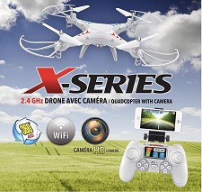 Drone Quadricoptre X-SERIES 2.4GHZ Wi-Fi Avec Camra Intgre