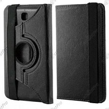 Galaxy Tab-E lite  7'' SM-T113  Rotating Book Cover Case - Black