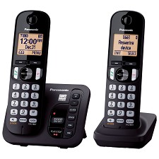 Panasonic KX-TG222C & 2 Handsets DECT 6.0 Digital Phone System