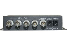 4 Channel Video Amplifier Distributor 1X IN & 4X OUT BNC