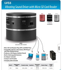 Vibrating Sound Driver With Micro SD Reader LVS5 Livcon