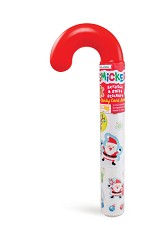 Tube Sticker Canne de Noel 120x Collant