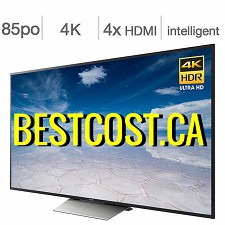 LED Television 85'' XBR85X850D 4K 120Hz HDR SMART ANDROID WI-FI SONY