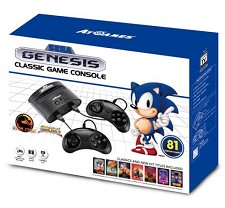 Console Jeux Sega Genesis Classique - 81 Jeux Intgre - NEUF