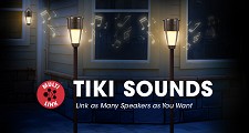 Tiki Sounds Kit of 2x Outdoor Illuminated Bluetooth Speaker ISP92