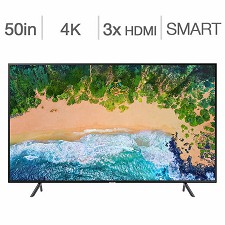 Tlvision DEL 50'' UN50NU7100 4K UHD HDR Smart Wi-Fi Samsung