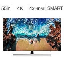 DEL Television 55'' UN55NU8000 4K UHD HDR Smart Wi-Fi Samsung
