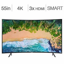 LED Television 55'' UN55NU7300 4K UHD CURVED HDR Smart Wi-Fi Samsung