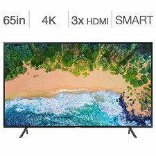 LED Television 65'' UN65NU7100 4K UHD HDR Smart Wi-fi Samsung - NEW