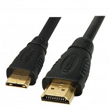 MINI HDMI cable to HDMI 2m HHC1.4