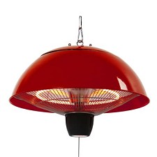Outdoor Hanging Infrared Heater Red HEA-21538R
