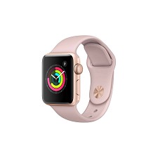 Apple Watch Series 3 (GPS) 38mm Gold & Pink Sport Band MQKW2CL/A - NEW