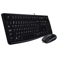 Logitech Wired USB Keyboard and Mouse Combo MK120 - NEW