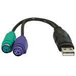 Adaptateur USB  PS/2 Win/Mac/Linux