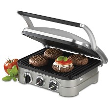 Grill de Cuisson Plaque Chauffante Antiadhsive CGR-4NEC Cuisinart