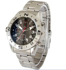 Montre avec cam�ra cach� 8GB HD DVR�