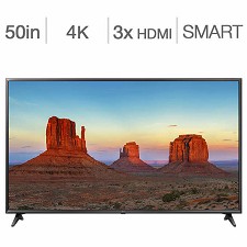 LED Television 50'' 50UK6300 4K UHD HDR IPS WebOS 4.0 Smart LG