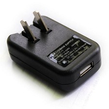Adapter Charger 120v AC to 5V DC USB 2 prongs