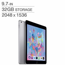 Apple iPad 9.7'' 32Go A10 WI-FI 6E GEN Noir/Gris Cos MR7F2CL/A - NEUF