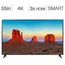 Tlvision DEL 55'' 55UK6090 4K UHD HDR WebOS 4.0 Smart LG