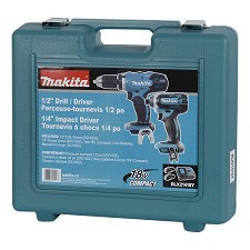 SET OF 2X MAKITA CORDLESS DRILL & IMPACT DRIVER 18V DLX2141SY - NEW