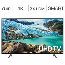 DEL Television 75'' UN75RU7100 4K UHD HDR Smart Wi-fi Samsung