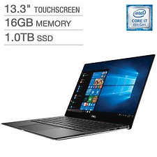 Dell Portable 13.3'' XPS9370-7040SLV i7-8550U 16GO 1TO SSD Win 10