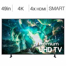 Tlvision DEL 49'' UN49RU8000 4K UHD HDR Smart Wi-Fi Samsung	