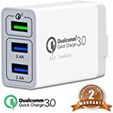 Charger USB 3.0 Quick Charge 3A max. double port USB 5V/2,4 QC3