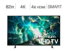 LED Television 82'' UN82RU8000 4K UHD HDR Smart Wi-Fi Samsung