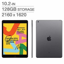 Apple iPad 10.2'' 128GB A10 WI-FI 7E GEN Noir /Gris Cos MW772VC/A NEUF