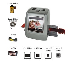 Film Scanner ALL-IN-ONE Converter Slides & Negatives FS50 Magnasonic