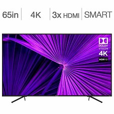 Tlvision DEL 65'' 65R6209 4K UHD HDR ROKU Smart WI-FI Hisense