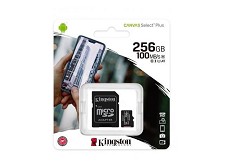 Mmoire Flash 256G SDCS2/256GBC Class 10 Micro SD Kingston Canvas Plus