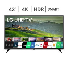LED Television 43'' 43UM6910 4K UHD HDR IPS WebOS 4.5 Smart Wi-Fi LG