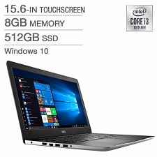 Dell Inspiron 15 i3-1005G1 512GB SSD 8GB RAM Win10 I3593-3926SLV-PCA