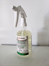 500ml Liquid Hand sanitizer 70% alcohol Citrus with slow evaporation