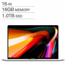 Apple MacBook PRO 16'' i9 16GB 1 TB SSD Silver MVVM2LL/A -English