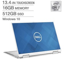 Dell XPS 13.4'' I7-1065G7 512GB SSD 16GB RAM Win10 XPS7390-7923SLV-PUS