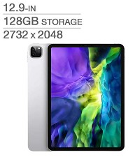 Apple iPad Pro 4th Gen 12.9'' 128GB A12Z Wi-Fi (Silver) MY2J2VC/A 