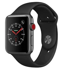 Montre Apple Watch Serie 3 (42mm) (GPS + CELL) Gris Cosmique MTGT2CL/A