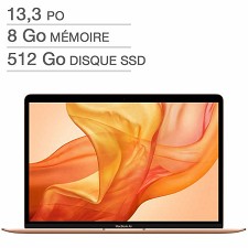Apple MacBook Air 13'' i5 512GB SSD 8GB RAM MVH52C/A OR FR 