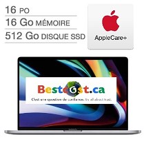 Apple MacBook PRO 16'' i7 16GB 512GB SSD Gris MVVJ2C/A Francais
