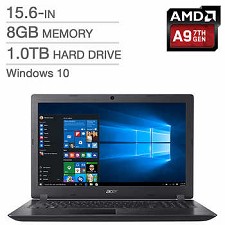 Acer Aspire 3 A315-21-99E5 AMD A9-9420 3.60 GHz 1TB 8GB RAM Win 10