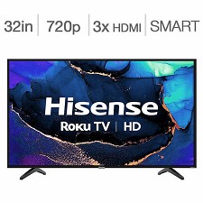 LED TV 32'' 32H4G 720p Roku Smart WI-FI Hisense