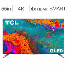 Tlvision QLED 55'' 55S533-CA QLED 4K UHD HDR ROKU Smart TV WI-FI TCL