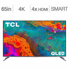 QLED Television 65'' TCL 65S533-CA 4K HDR Roku Smart TV