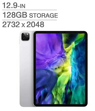 Apple iPad Pro 4th Gen 12.9'' 128GB A12Z Wi-Fi (Silver) MY2J2VC/A  NEW