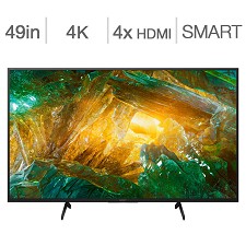 Tlvision DEL 49'' XBR49X800H 4K UHD HDR ANDROID SMART WI-FI SONY	